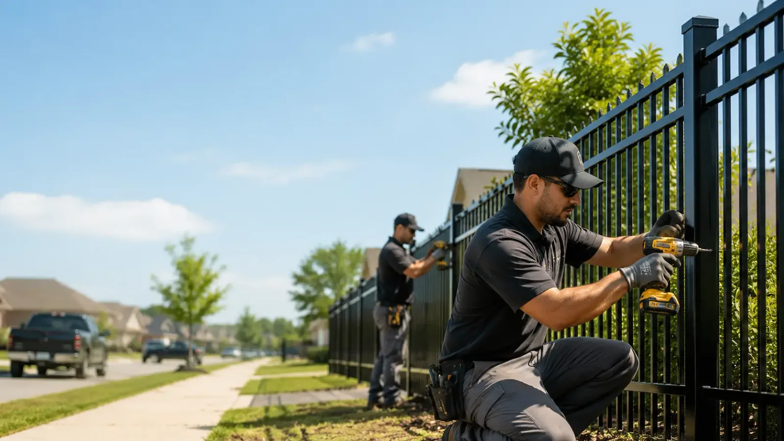 Metal Fence Installation in Jackson, LA